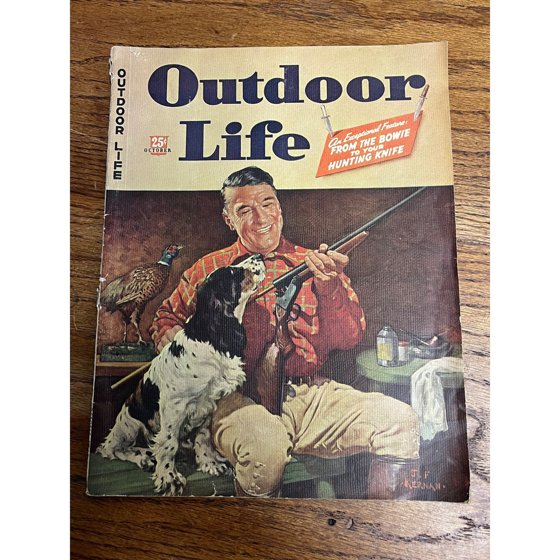 Outdoor Life Magazine October 1944 Vol 94 No 4 Hunting Fishing Print Ads WW2