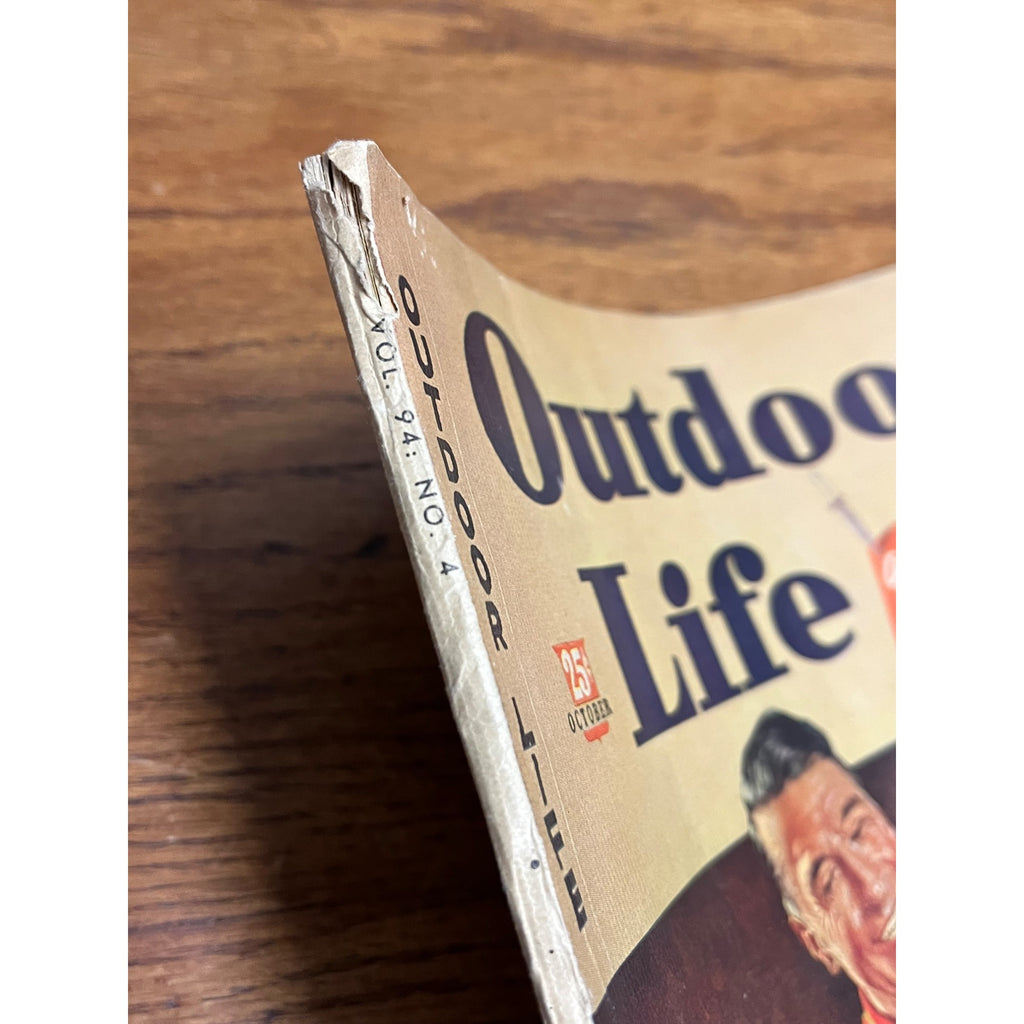 Outdoor Life Magazine October 1944 Vol 94 No 4 Hunting Fishing Print Ads WW2