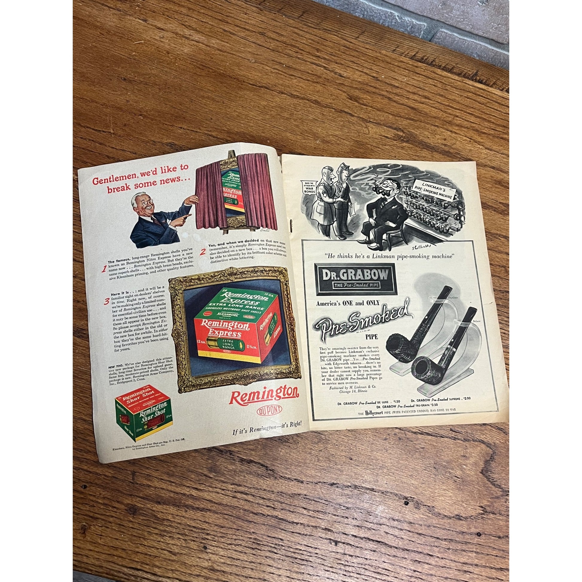 Outdoor Life Magazine October 1944 Vol 94 No 4 Hunting Fishing Print Ads WW2