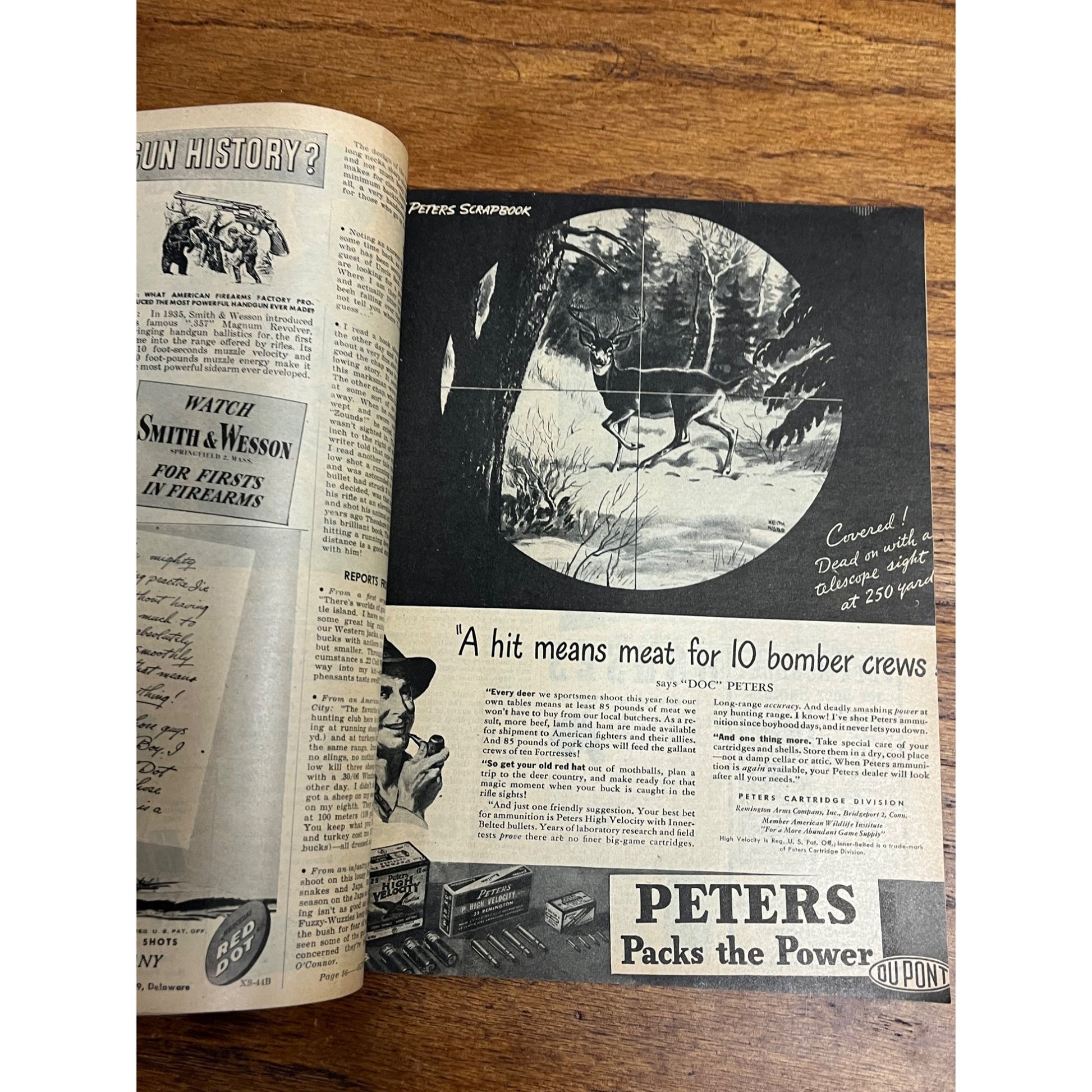 Outdoor Life Magazine October 1944 Vol 94 No 4 Hunting Fishing Print Ads WW2