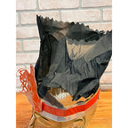 RARE Vintage 1930s Halloween Party Hat Crepe Art Deco Witch & Ghost - Beistle?