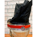 RARE Vintage 1930s Halloween Party Hat Crepe Art Deco Witch & Ghost - Beistle?