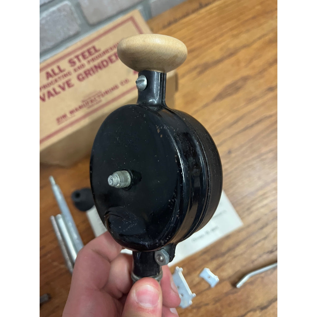 Vintage Zim Mfg Co. No. 301 Reciprocating & Progressive Valve Grinder Hand Tool MEMA Chicago USA