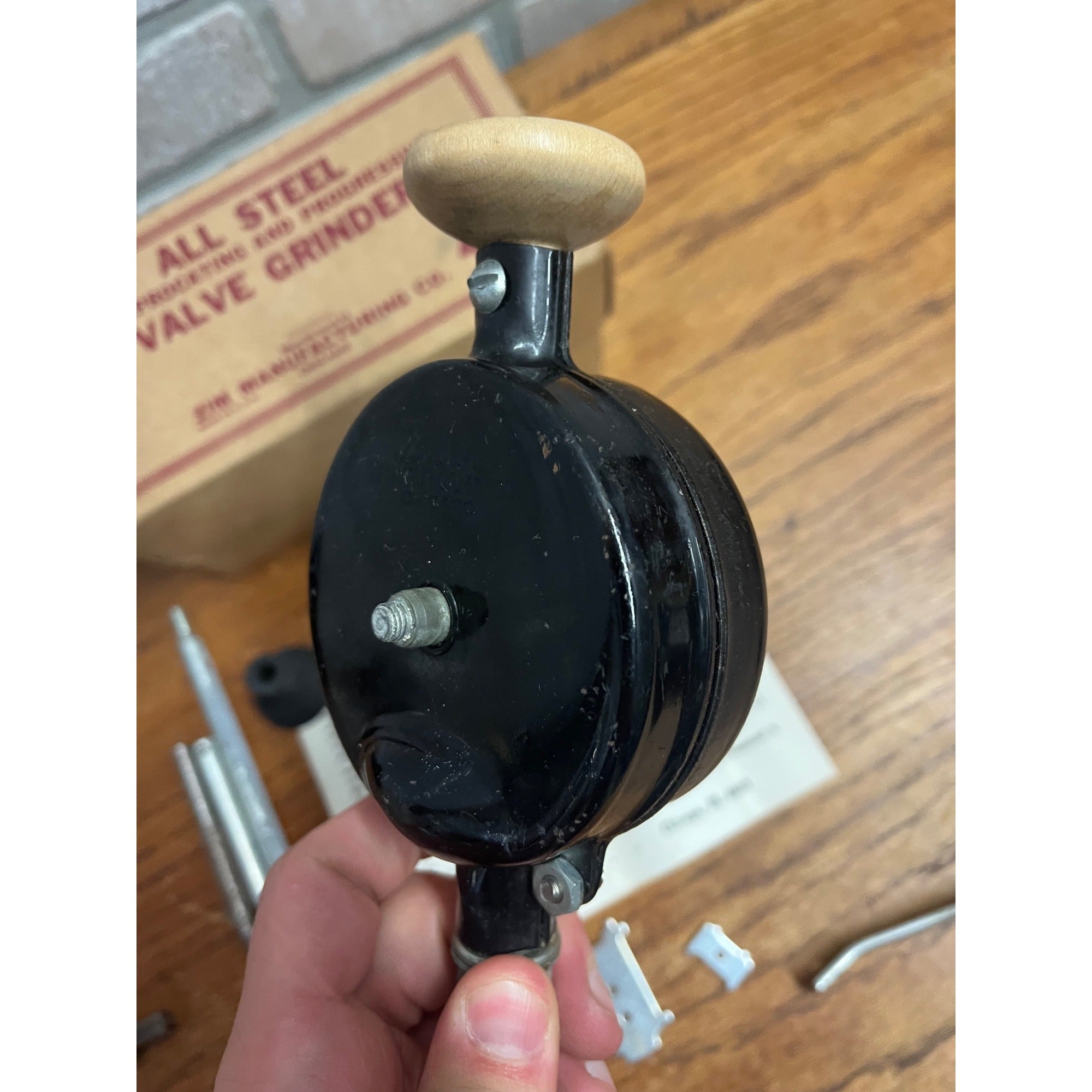 Vintage Zim Mfg Co. No. 301 Reciprocating & Progressive Valve Grinder Hand Tool MEMA Chicago USA
