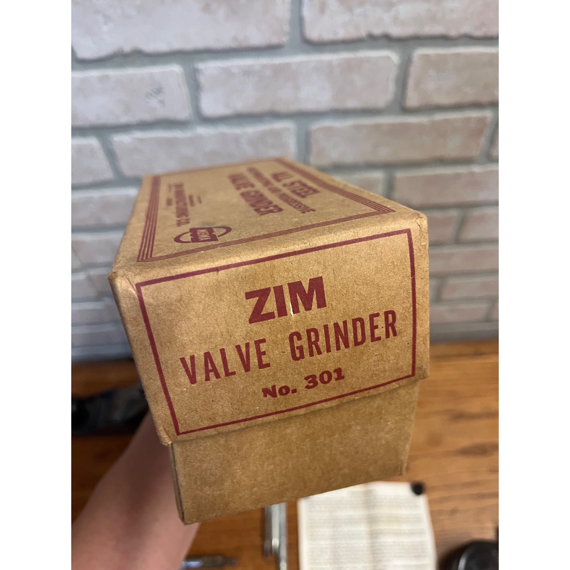 Vintage Zim Mfg Co. No. 301 Reciprocating & Progressive Valve Grinder Hand Tool MEMA Chicago USA