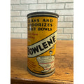 ANTIQUE BOWLENE TOILET BOWL CLEANER CLEANSER POLISH SOAP TIN LITHO CAN BATHROOM