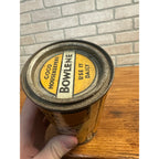ANTIQUE BOWLENE TOILET BOWL CLEANER CLEANSER POLISH SOAP TIN LITHO CAN BATHROOM