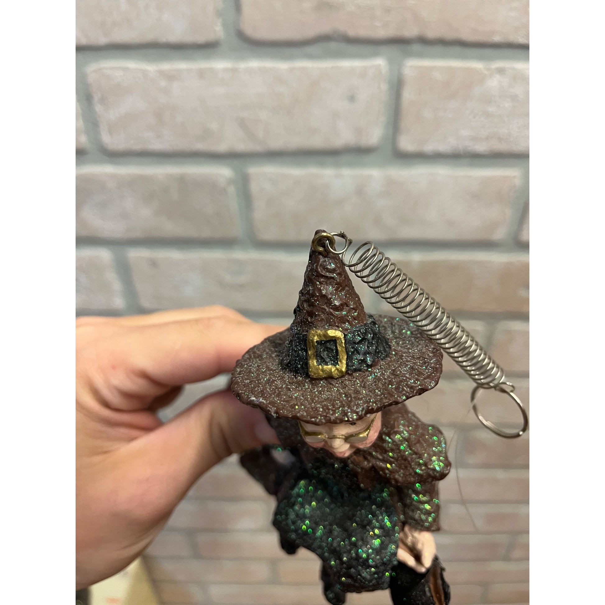 Linda Lindquist Baldwin Broomsnickle Witch Flying Broom 1997 Halloween By Enesco