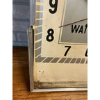 Vintage Gruen Watch Time Advertising Store Display Clock - As-Is