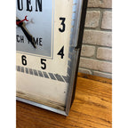 Vintage Gruen Watch Time Advertising Store Display Clock - As-Is