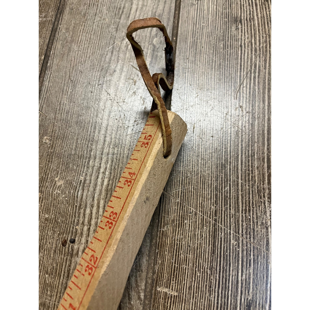 Vintage Rochester Silo MN Farm 36" Measuring Yardstick Wooden Walking Stick