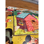 Vintage Walt Disney's Three Little Pigs Building Blocks Set Gaston Manufacturing Company, Cincinnati, Ohio