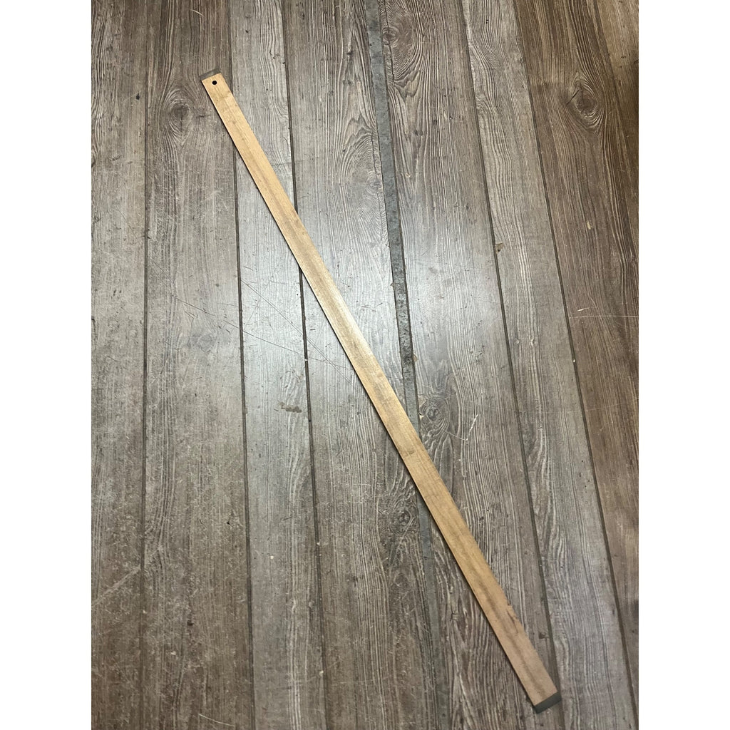 Vintage Lufkin Seamstress Ruler #7127 Tapered 45" Long Brass Bound Ends - USA