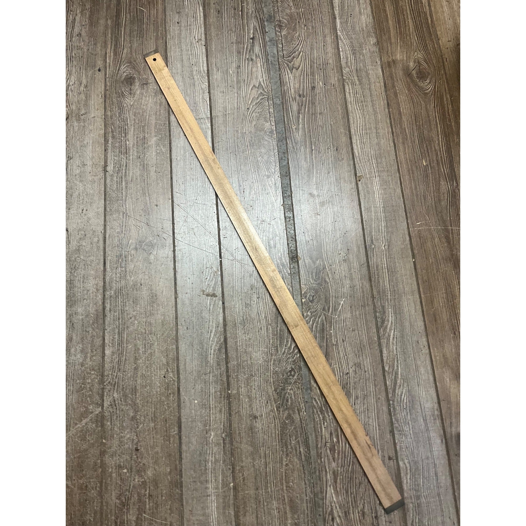 Vintage Lufkin Seamstress Ruler #7127 Tapered 45" Long Brass Bound Ends - USA