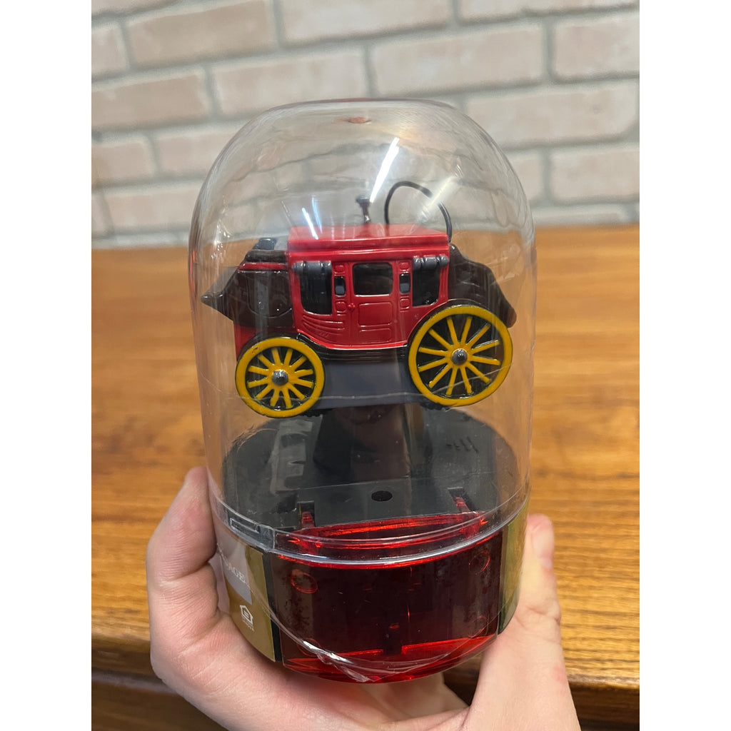 Wells Fargo Stagecoach Radio Remote Control Car 27 MHz Red Yellow Wheels Collectible