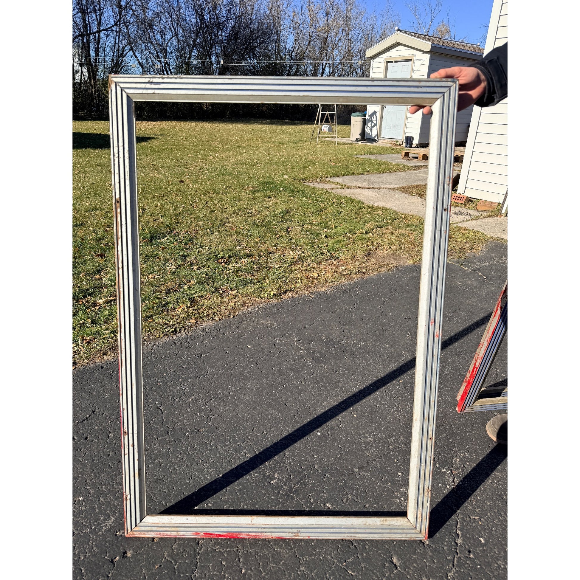 Art Deco Marquee Poster Display Frame Case Lot (4) Movie Theater Vintage Antique