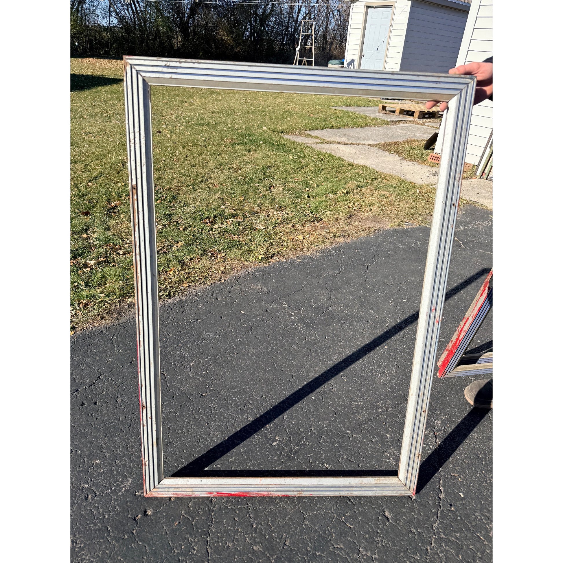 Art Deco Marquee Poster Display Frame Case Lot (4) Movie Theater Vintage Antique