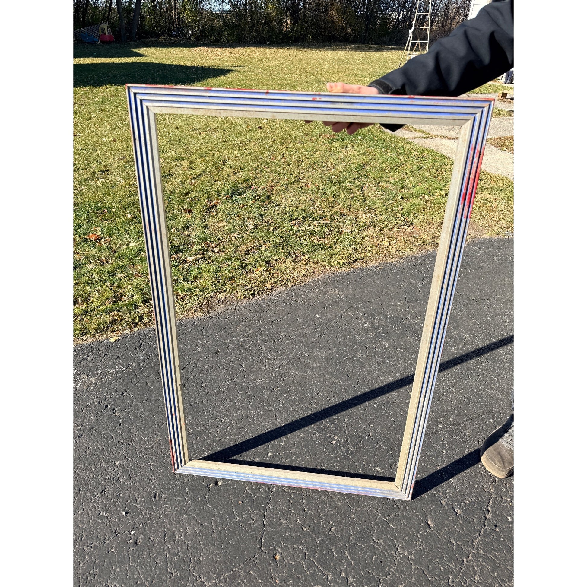 Art Deco Marquee Poster Display Frame Case Lot (4) Movie Theater Vintage Antique