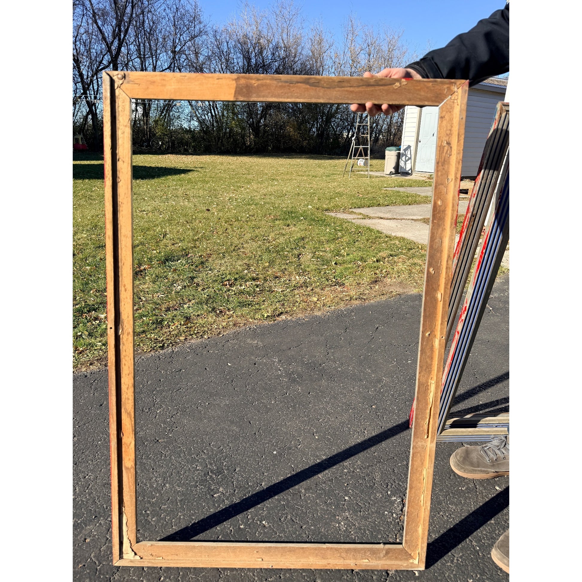 Art Deco Marquee Poster Display Frame Case Lot (4) Movie Theater Vintage Antique