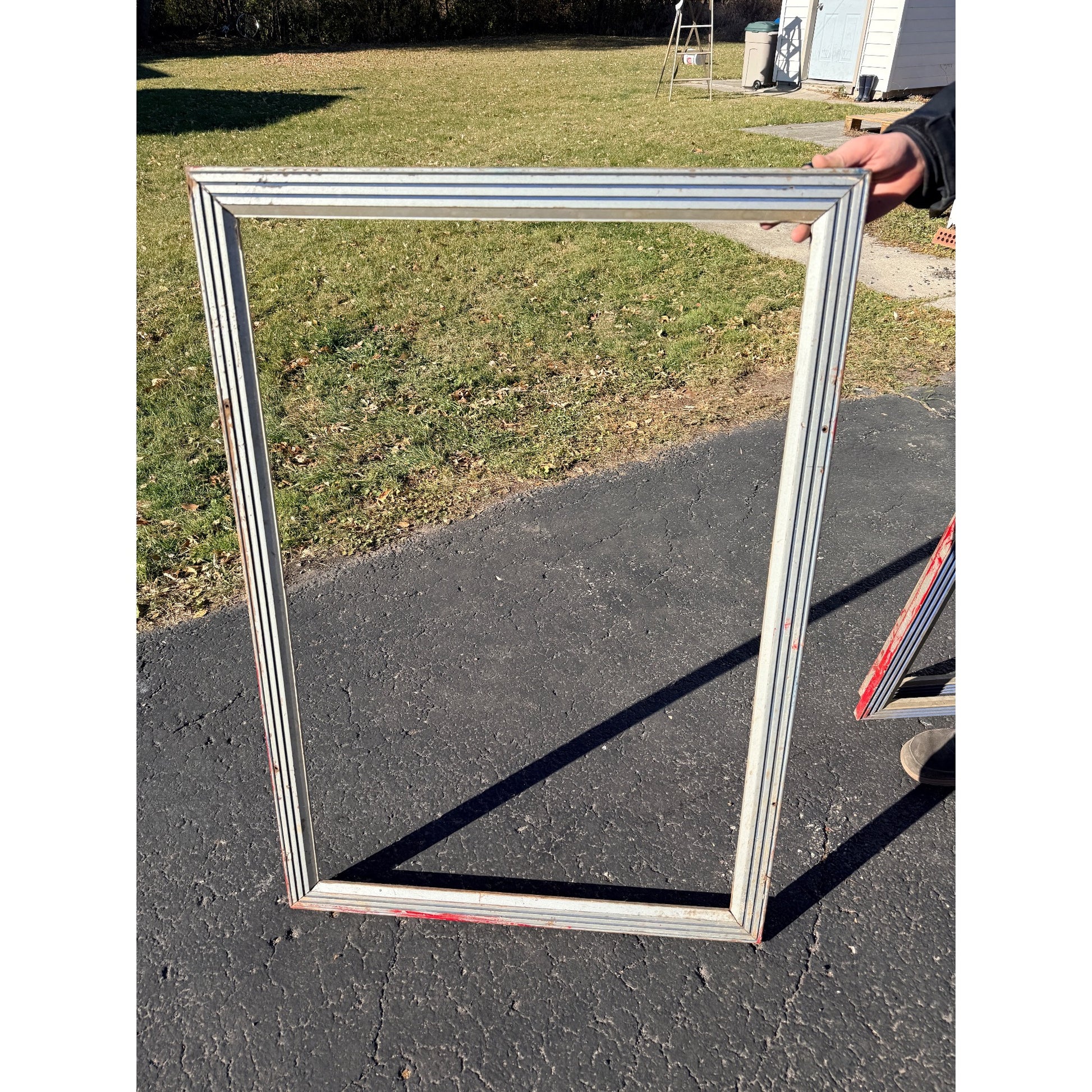 Art Deco Marquee Poster Display Frame Case Lot (4) Movie Theater Vintage Antique