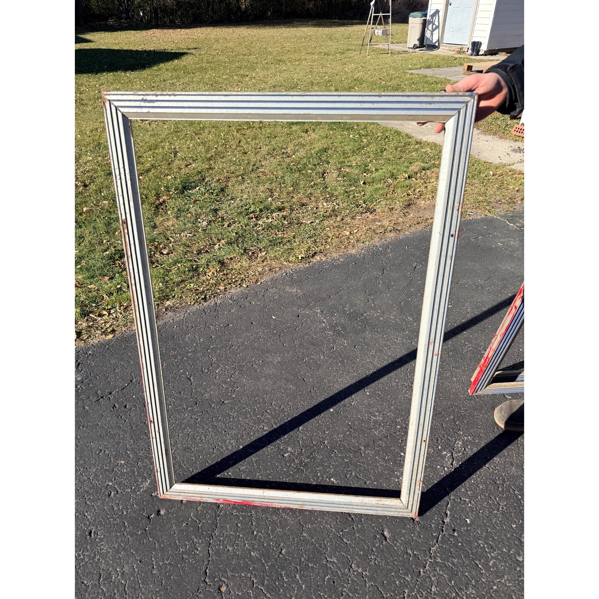 Art Deco Marquee Poster Display Frame Case Lot (4) Movie Theater Vintage Antique