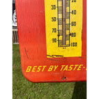 Vintage Royal Crown RC Cola Soda Advertising Thermometer Sign LARGE 25.5" x 10"