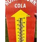 Vintage Royal Crown RC Cola Soda Advertising Thermometer Sign LARGE 25.5" x 10"