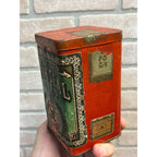 RARE Vintage Bank Seal Cigars Advertising Tin (Edgerton, Wisconsin) WI Wis