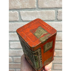 RARE Vintage Bank Seal Cigars Advertising Tin (Edgerton, Wisconsin) WI Wis