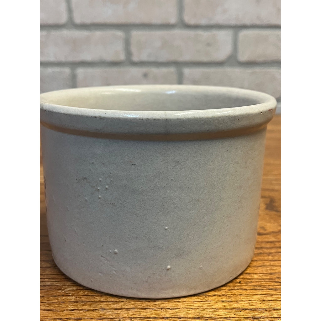 Vintage Willow Farm Products Stoneware Butter Advertising 2lb Brookfield IL