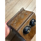 Antique 1890s Oak Telephone 3-Bar Magneto Ringer Box Old Phone Vintage