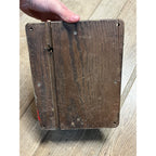 Antique 1890s Oak Telephone 3-Bar Magneto Ringer Box Old Phone Vintage
