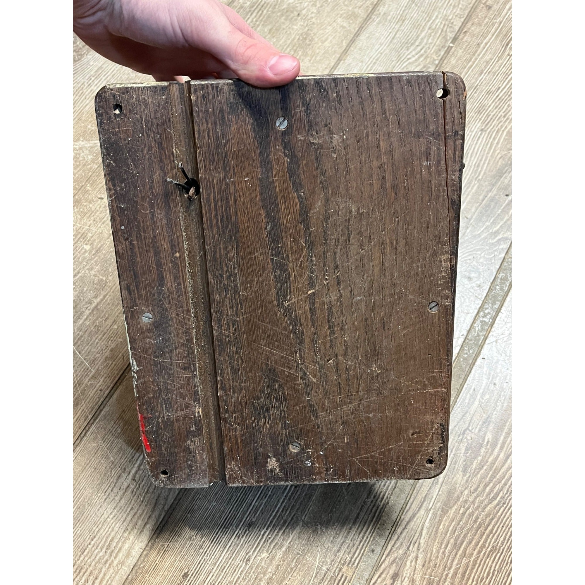 Antique 1890s Oak Telephone 3-Bar Magneto Ringer Box Old Phone Vintage