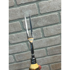 Vintage Stag Horn Deer Antler Sheffield England Stainless Steel Cutlery Carving Set