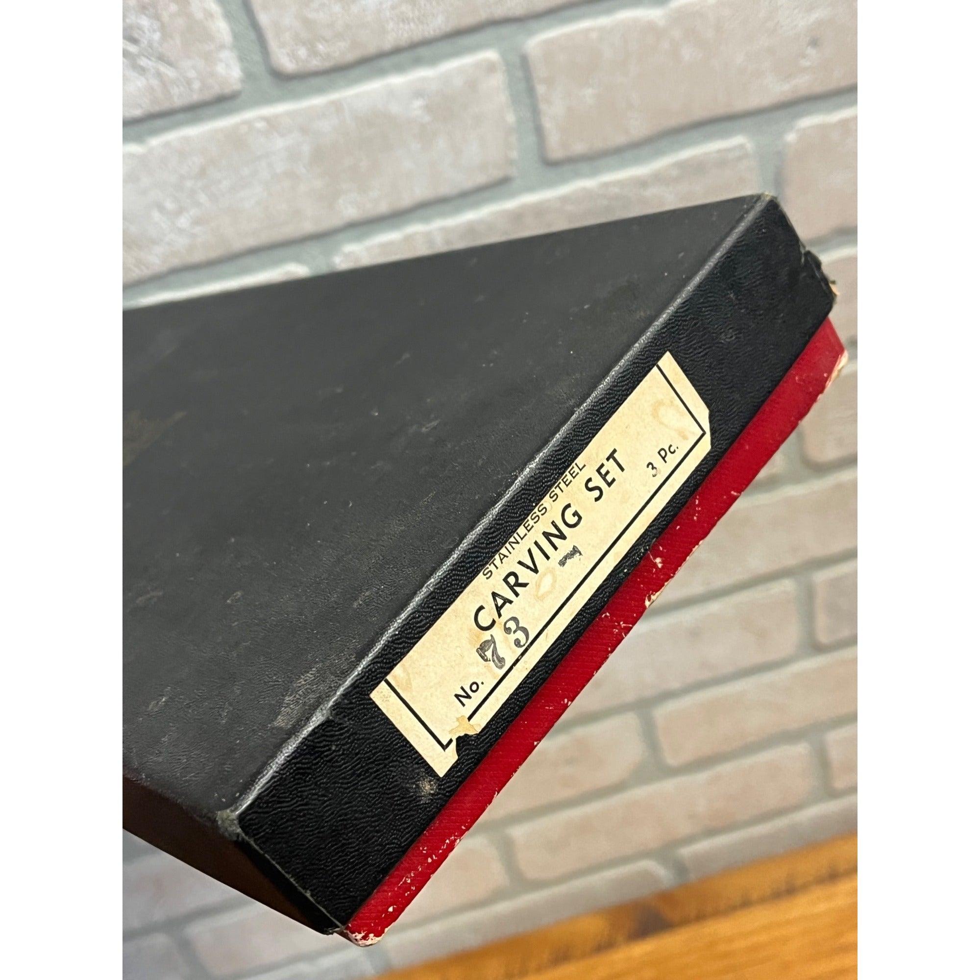 Vintage Stag Horn Deer Antler Sheffield England Stainless Steel Cutlery Carving Set