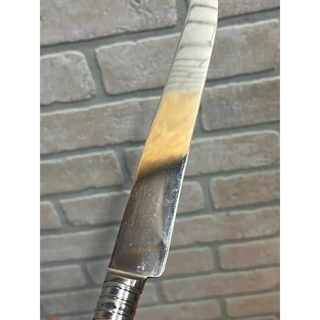 Vintage Stag Horn Deer Antler Sheffield England Stainless Steel Cutlery Carving Set