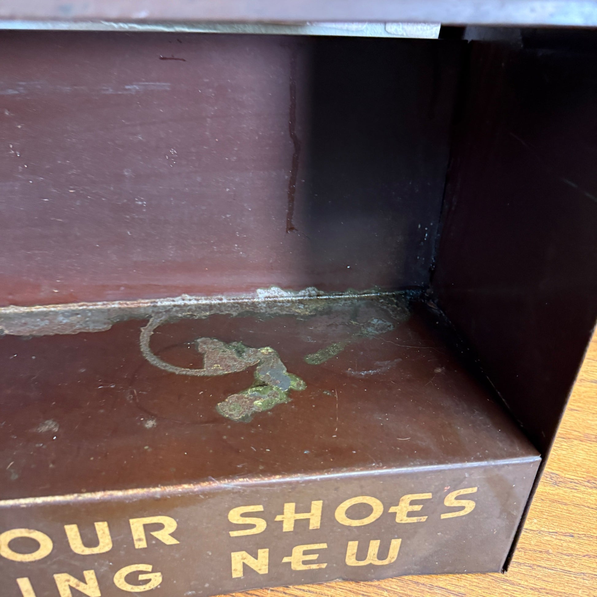 1930's Art Deco Cavalier Shoe Polish Store Rack Display Musketeer Graphics