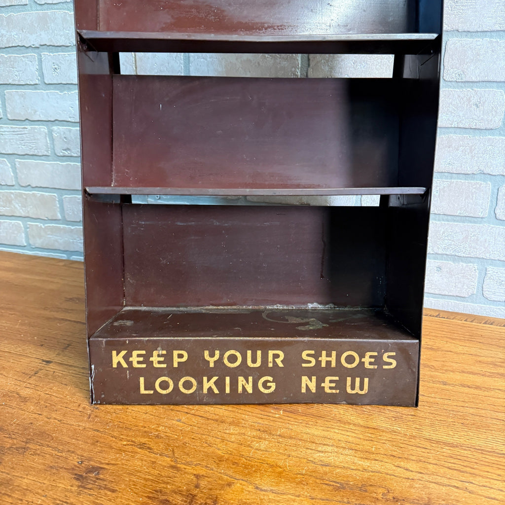 1930's Art Deco Cavalier Shoe Polish Store Rack Display Musketeer Graphics