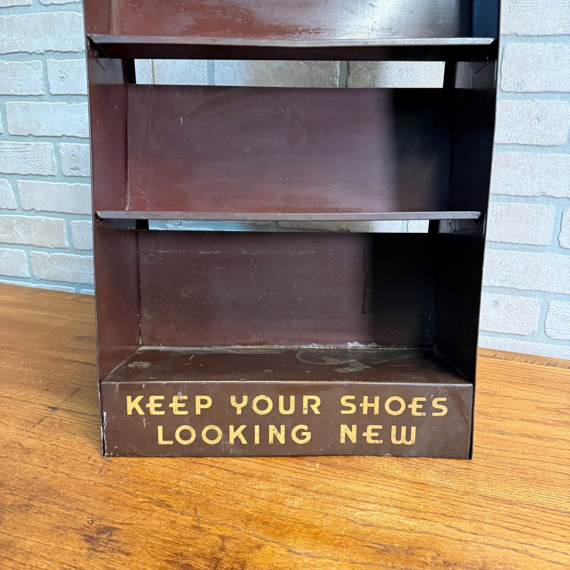 1930's Art Deco Cavalier Shoe Polish Store Rack Display Musketeer Graphics