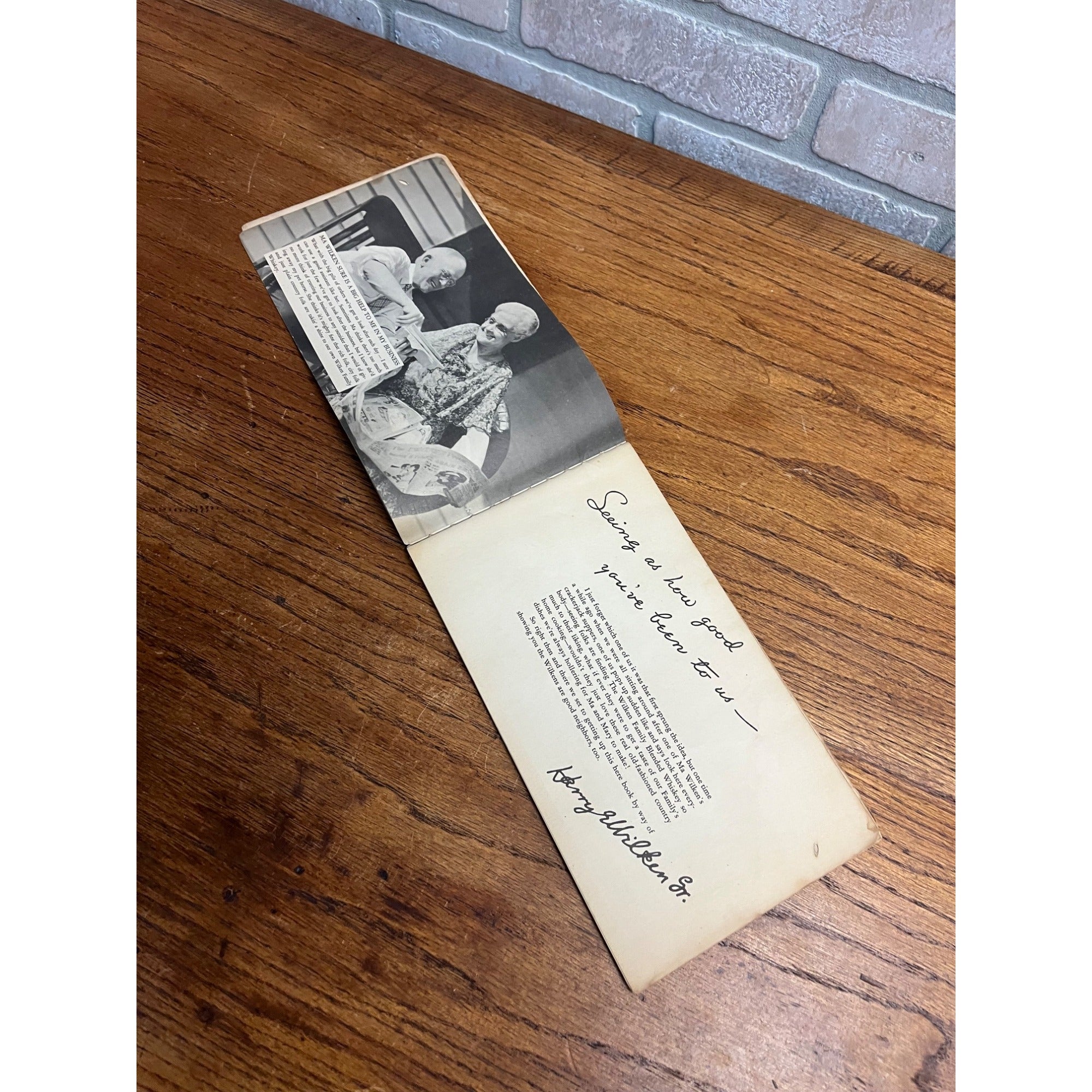 Vintage c1935 Wilken Family Home Cooking Album Cook Book Recipes