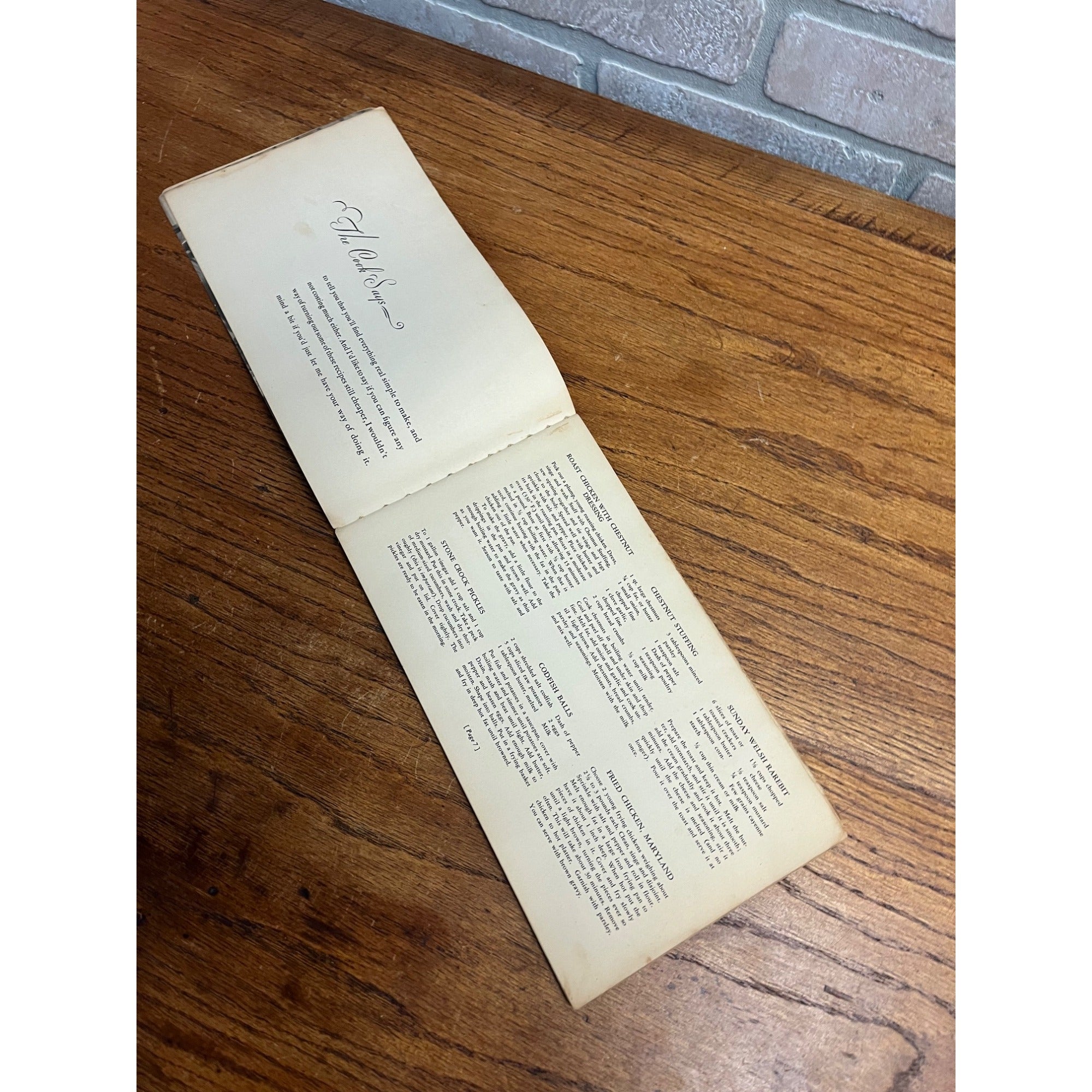 Vintage c1935 Wilken Family Home Cooking Album Cook Book Recipes