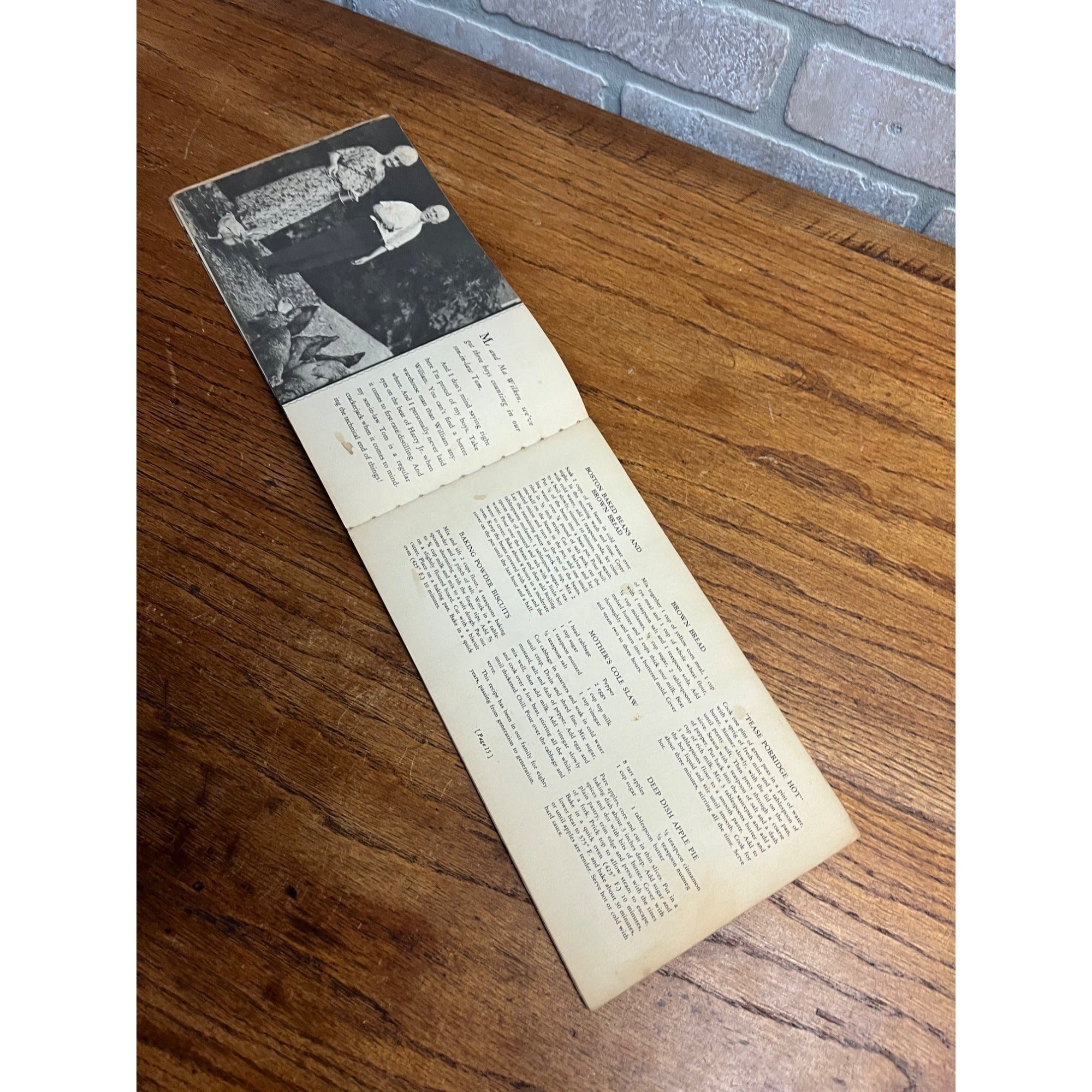 Vintage c1935 Wilken Family Home Cooking Album Cook Book Recipes