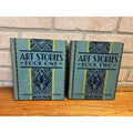 Vintage Children's Book Art Stories Book One & Three 1935 Homeschool Education