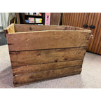 Vintage Large Wood Shredded Whole Wheat Shipping Crate Antique Advertising Box