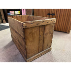 Vintage Large Wood Shredded Whole Wheat Shipping Crate Antique Advertising Box