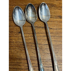 Vintage WM Rogers Silverplate Beverage Spoons Set of Three (3)