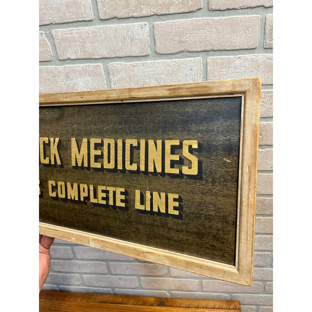 Rare 1950s Dr Salsbury's Medicine Farm Advertising Sign Poultry Dairy Cow Iowa