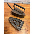 Vintage IWANTU Comfort Iron Strause Gas Sad Iron  No. 6.  w/ Trivet 1910