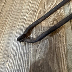 Antique Cast Iron Fire Tongs Coal Log Fireside Fireplace 15"