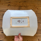 Buchan Thistle Serving  Scotland Stoneware Pottery Tray Platter
